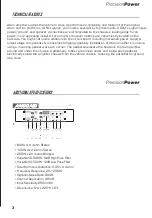 Предварительный просмотр 4 страницы Precision Power ATOM A1000.5D Manual