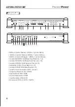Предварительный просмотр 6 страницы Precision Power ATOM A1000.5D Manual