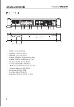 Предварительный просмотр 8 страницы Precision Power ATOM A1000.5D Manual