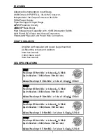 Preview for 4 page of Precision Power D1000/1 Owner'S Manual