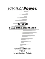 Предварительный просмотр 1 страницы Precision Power E.DZ Owner'S Manual And Installation Manual