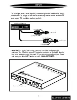 Предварительный просмотр 10 страницы Precision Power FRX-322 Owner'S Manual