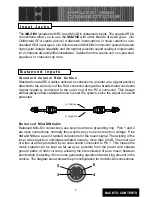 Preview for 9 page of Precision Power MA2150 Owner'S Manual