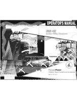 Предварительный просмотр 1 страницы Precision Power OMX-432 Operator'S Manual