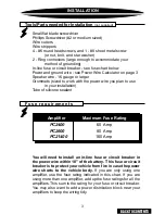 Preview for 5 page of Precision Power PC21400 Owner'S Manual