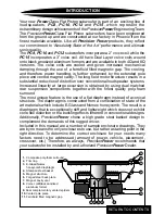 Preview for 3 page of Precision Power POWERCLASS PC10 Owner'S Manual