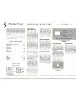 Preview for 2 page of Precision Power PPI 2300M Troubleshooting Manual