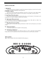 Preview for 4 page of Precision Power Sedona S1300.1D Owner'S Manual And Installation Manual