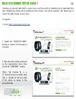 Предварительный просмотр 16 страницы Precision Pro GPS GOLF BAND User Manual