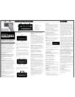 Preview for 2 page of Precision Sensors Profinder 5000 Operating/Safety Instructions