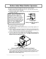 Preview for 29 page of Precision Water Distillers PWS 12-20 Owner'S Manual