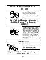 Preview for 58 page of Precision Water Distillers PWS 12-20 Owner'S Manual