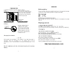 Preview for 4 page of Precision Weighing Balances PWBWS 3 Instruction Manual