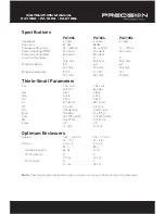 Preview for 4 page of Precision PA1004 Instrucion Manual