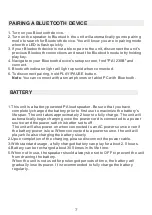 Preview for 8 page of Precision PA1230B User Manual