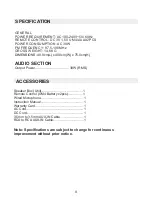 Preview for 9 page of Precision PA1540B User Manual