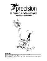 Precision PRE105 Owner'S Manual preview