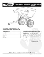 Precision TBS4500PRCGY Owner'S Manual preview