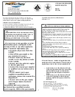 Preview for 1 page of PrecisionTemp RV-550 Installation, Operation And Maintenance Manual