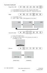 Предварительный просмотр 6 страницы Preco PVM510 Operating Manual/Installation Manual