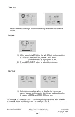 Preview for 9 page of Preco PVM510 Operating Manual/Installation Manual