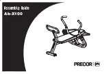 Precor Ab-X100 Assembly Manual предпросмотр