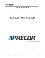 Precor AMT 823 Service Manual preview