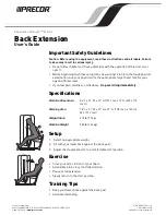 Precor C313EC User Manual preview