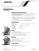 Preview for 1 page of Precor C404EC User Manual