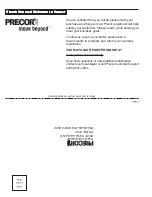 Preview for 46 page of Precor C764 Owner'S Manual