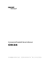 Precor C934 Owner'S Manual preview