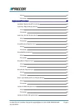 Preview for 4 page of Precor C952 Service Manual