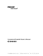 Precor C966i Owner'S Manual preview