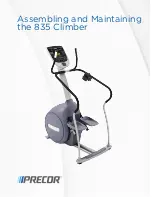 Precor CLIMBER 835 Assembling And Maintaining Manual preview