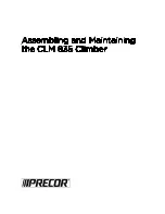 Preview for 3 page of Precor CLIMBER 835 Assembling And Maintaining Manual