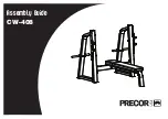Precor CW-408 Assembly Manual preview