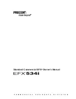 Preview for 1 page of Precor EFX534i Owner'S Manual