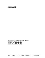 Preview for 1 page of Precor EFX546 Owner'S Manual