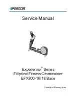 Precor Experience EFX800-16 Base Service Manual preview