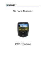 Precor Experience P82 Service Manual preview