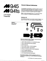 Предварительный просмотр 43 страницы Precor M9.45 Owner'S Manual