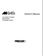 Precor M9.45i Owner'S Manual preview