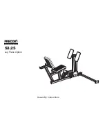 Precor move beyond S3.25 Assembly Instructions Manual preview