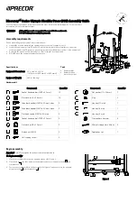 Precor Olympic Discovery Series 507 Assembly Manual preview