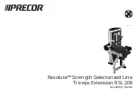 Precor Resolute RSL 208 Assembly Manual preview