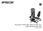 Precor Resolute RSL 605 Assembly Manual preview
