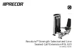 Preview for 1 page of Precor Resolute RSL 623 Assembly Manual