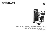 Precor Resolute RSL 714 Assembly Manual preview