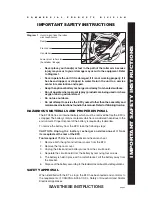 Preview for 3 page of Precor Treadmill EFX534 Owner'S Manual