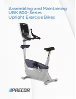 Precor UBK 800 Assembling And Maintaining Manual preview